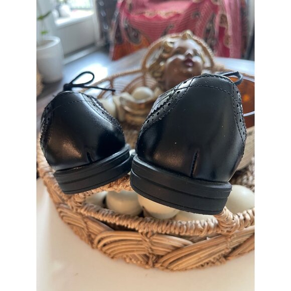 Florshein Midtown Little Boys Leather Oxfords Sz 13M Black - Picture 6 of 8